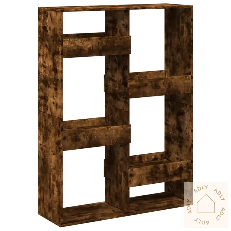 Romdeler Røkt Eik 100X33X135 Cm Konstruert Tre