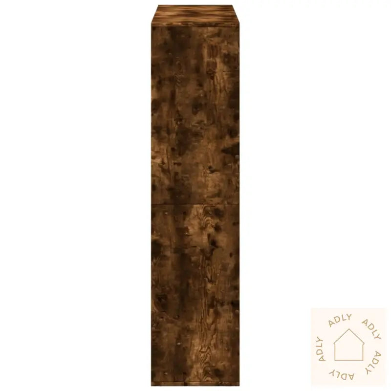 Romdeler Røkt Eik 100X33X135 Cm Konstruert Tre