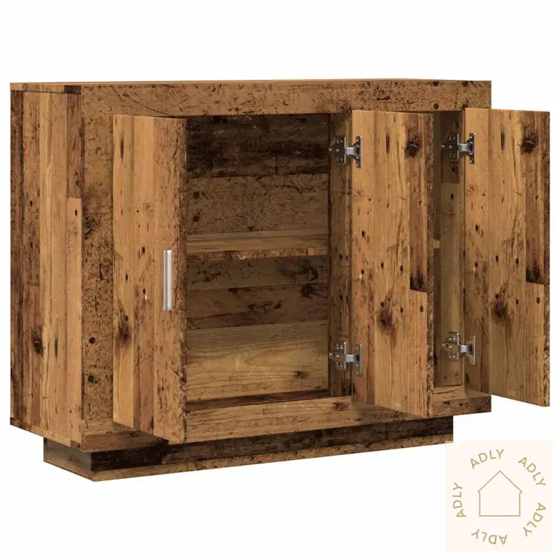 Skjenk Gammelt Tre 92X35X75 Cm Konstruert Tre