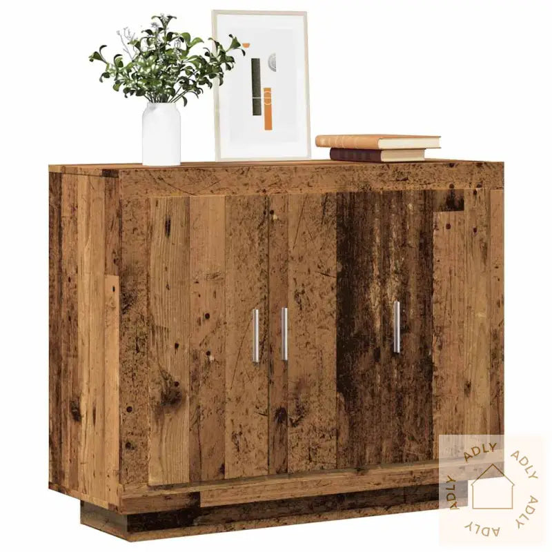 Skjenk Gammelt Tre 92X35X75 Cm Konstruert Tre