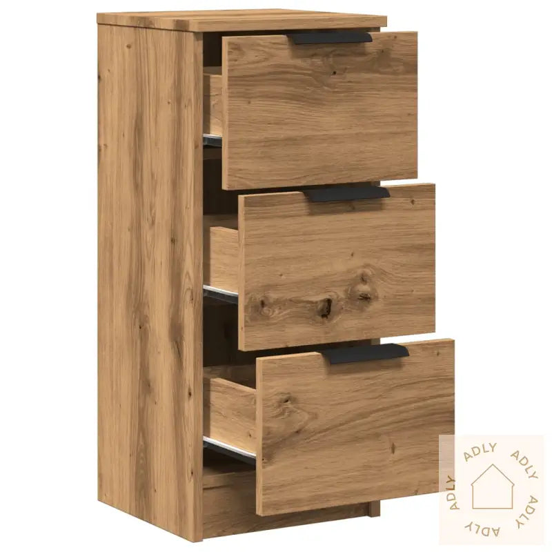 Skjenk Artisan Eik 30X30X70 Cm Konstruert Tre