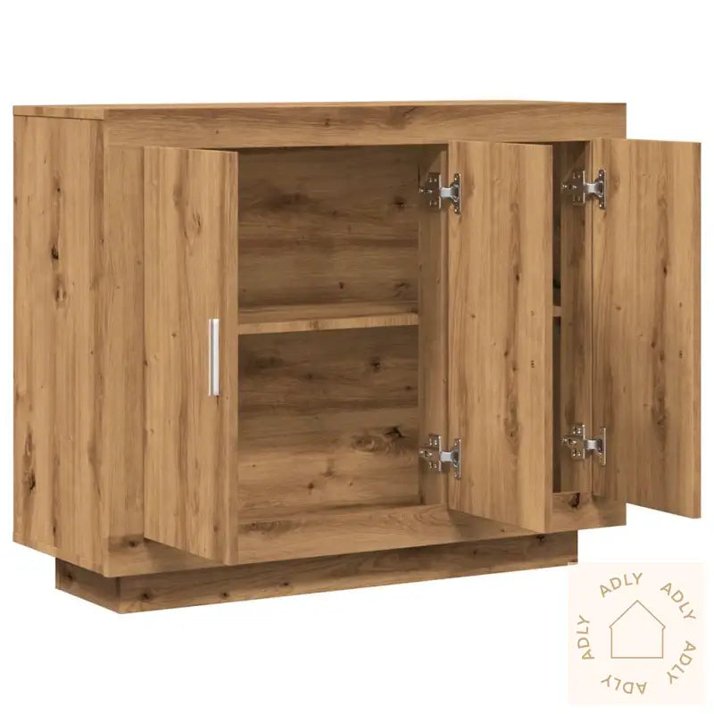 Skjenk Artisan Eik 92X35X75 Cm Konstruert Tre