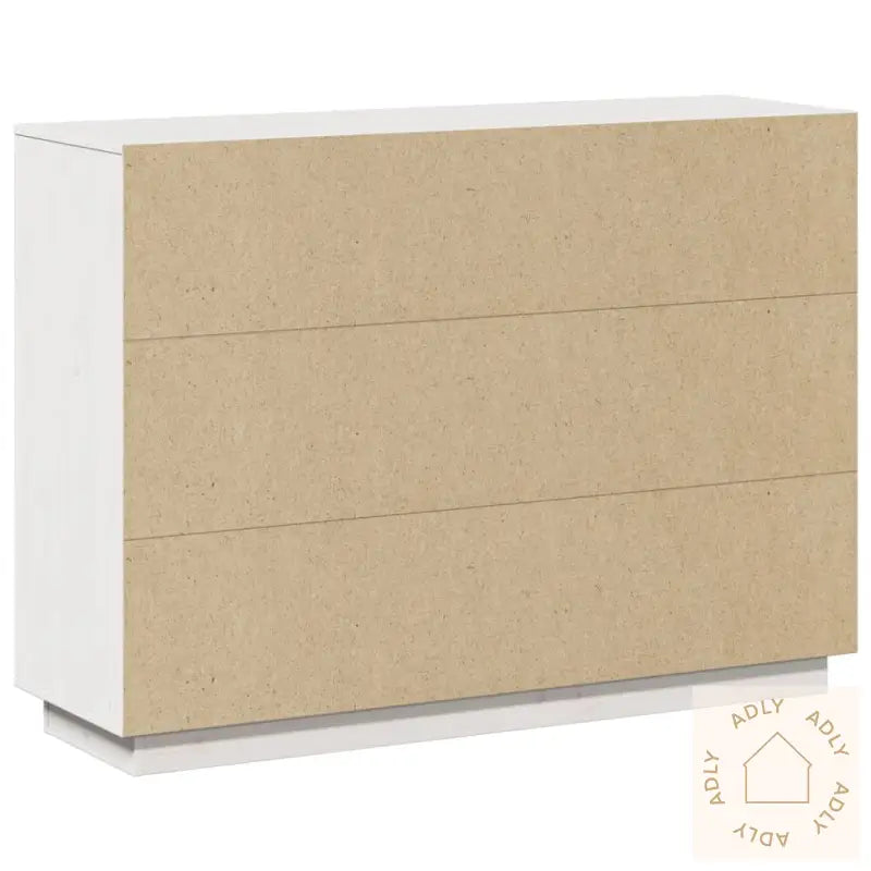 Skjenk Hvit 110,5X35X80 Cm Heltre Furu