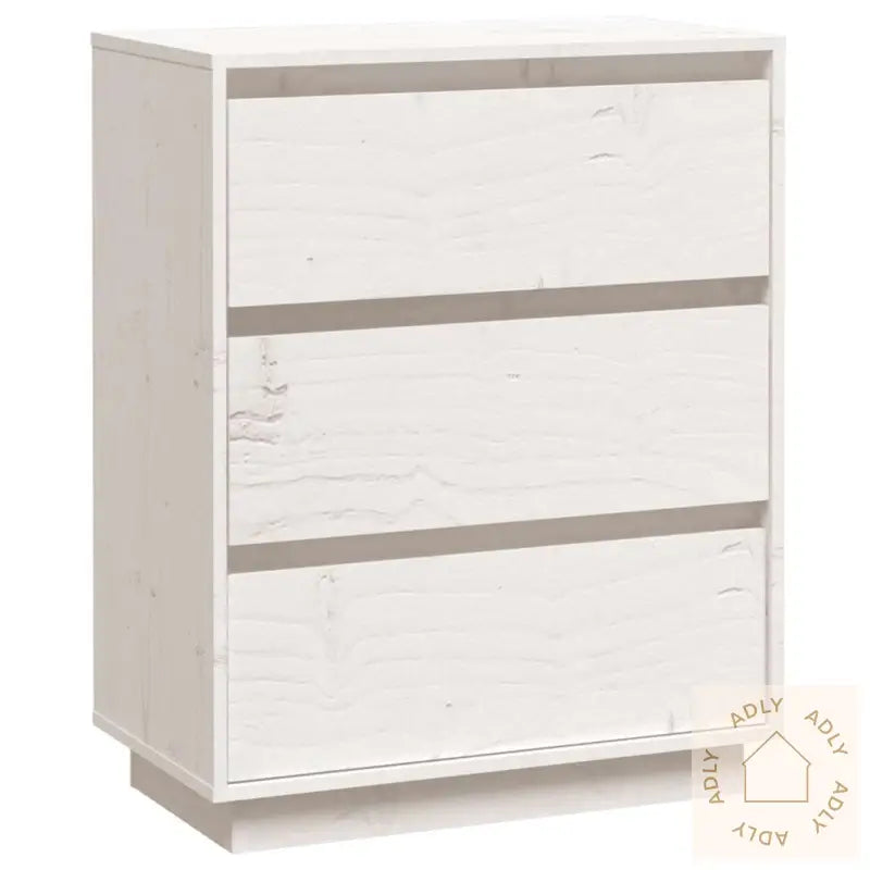 Skjenk Hvit 60X34X75 Cm Heltre Furu