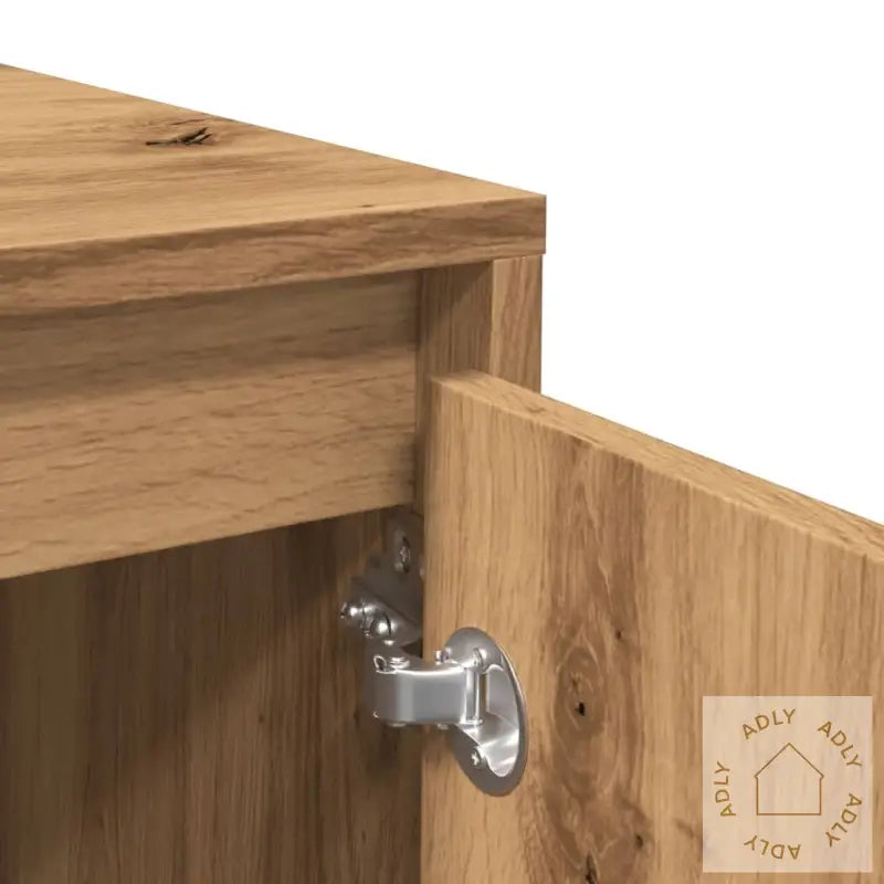 Skjenk Artisan Eik 102X33X75 Cm Konstruert Tre