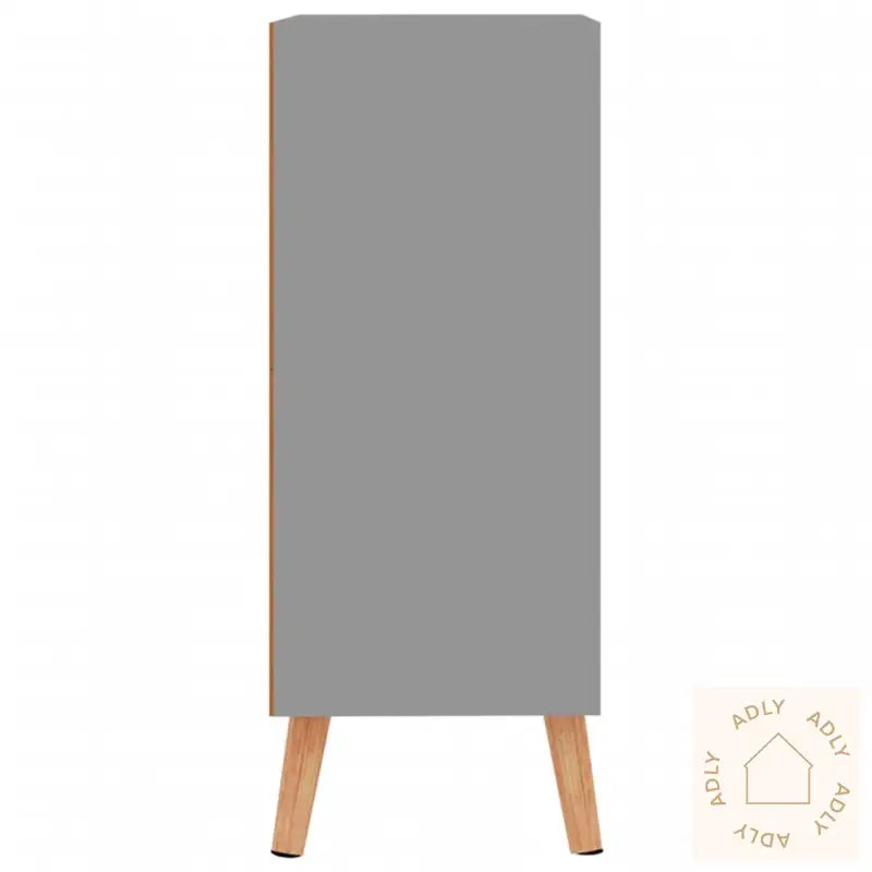 Skjenk Grå 60X30X72 Cm Konstruert Tre