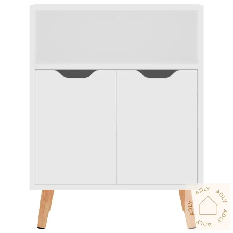 Skjenk Hvit 60X30X72 Cm Konstruert Tre
