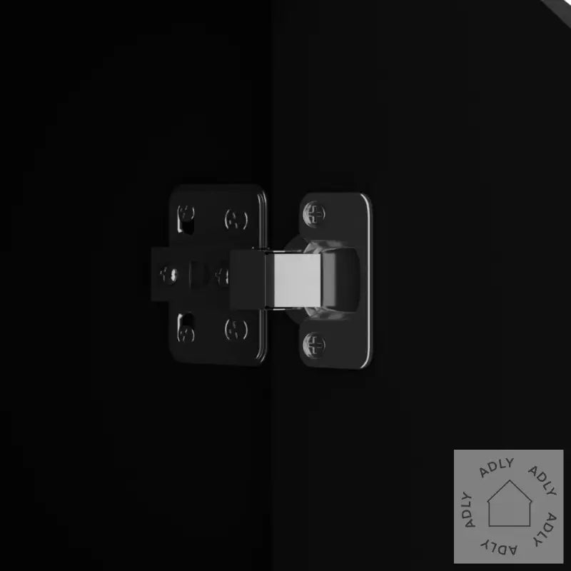 Skjenk Høyglans Svart 60X30X72 Cm Sponplate