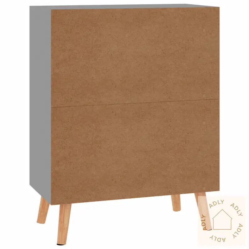 Skjenk Grå 60X30X72 Cm Konstruert Tre