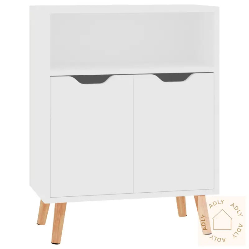 Skjenk Hvit 60X30X72 Cm Konstruert Tre
