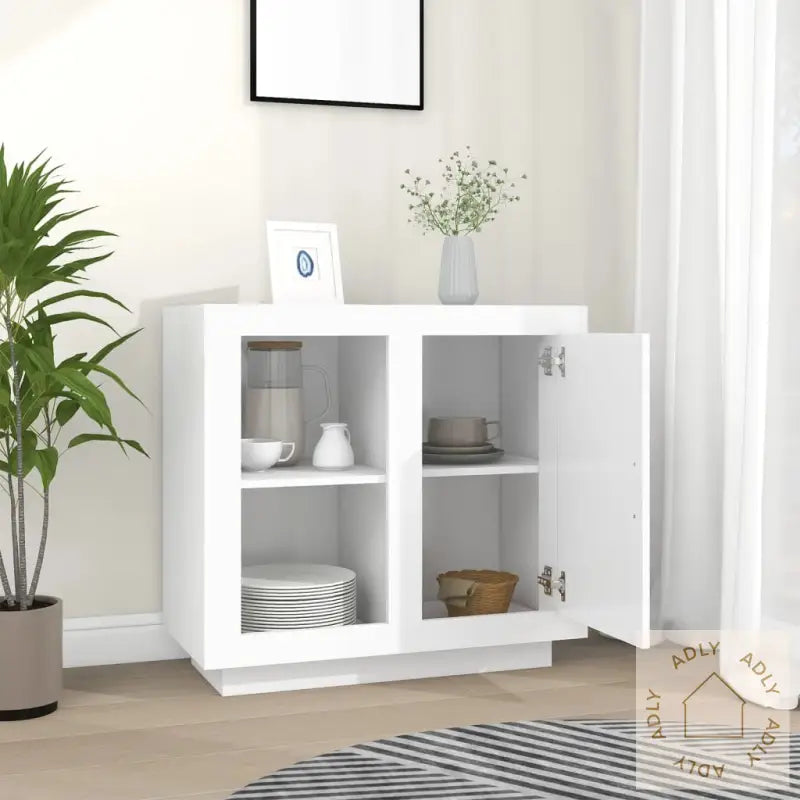 Skjenk Hvit 80X40X75 Cm