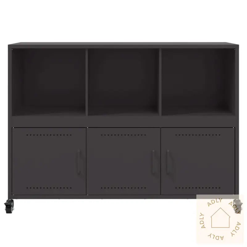 Skjenk Svart 100,5X39X72 Cm Stål