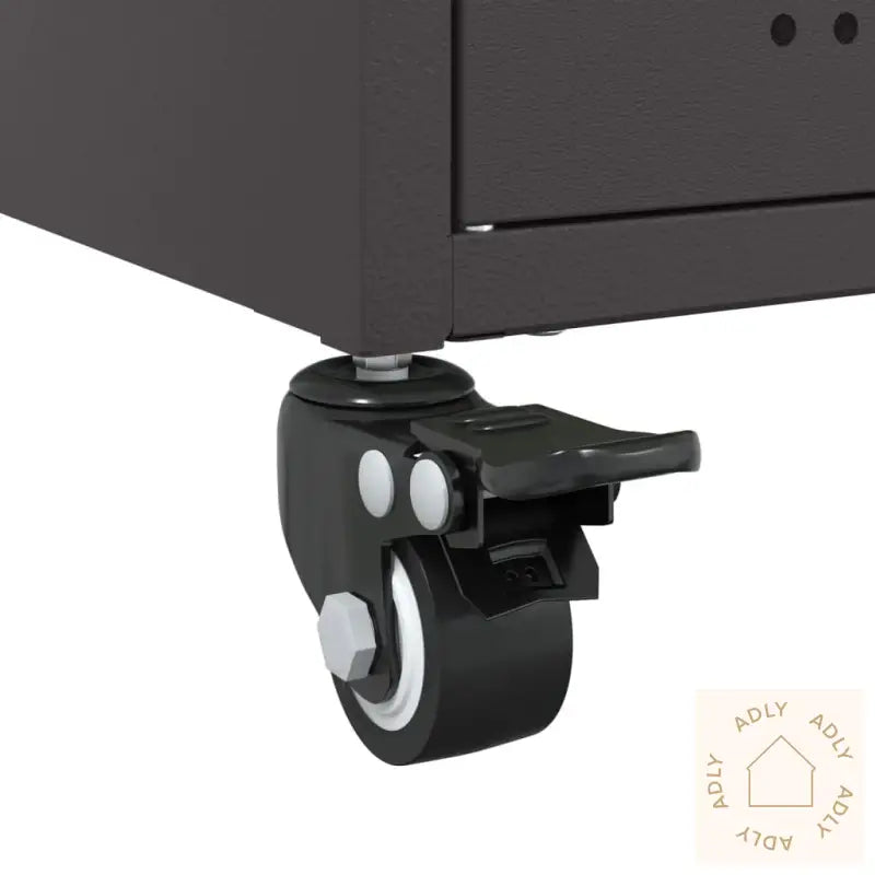 Skjenk Svart 100,5X39X72 Cm Stål