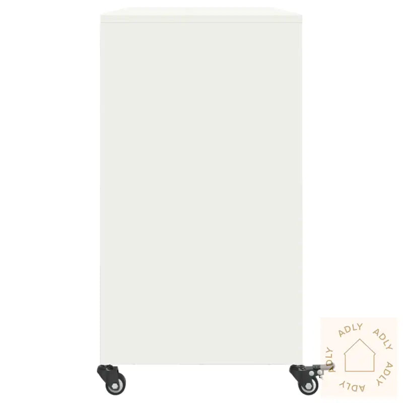 Skjenk Hvit 100,5X39X72 Cm Stål
