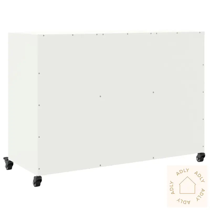 Skjenk Hvit 100,5X39X72 Cm Stål