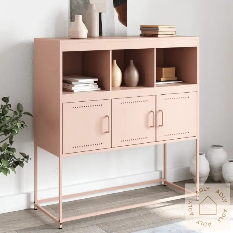 Skjenk Rosa 100,5X39X107 Cm Stål