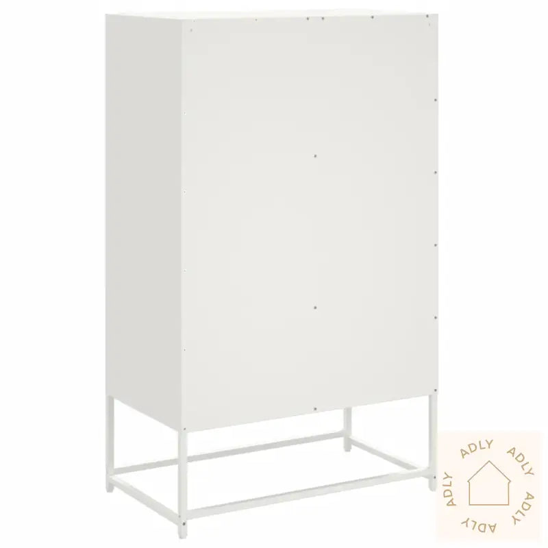 Highboard Hvit 68X39X111,5 Cm Stål