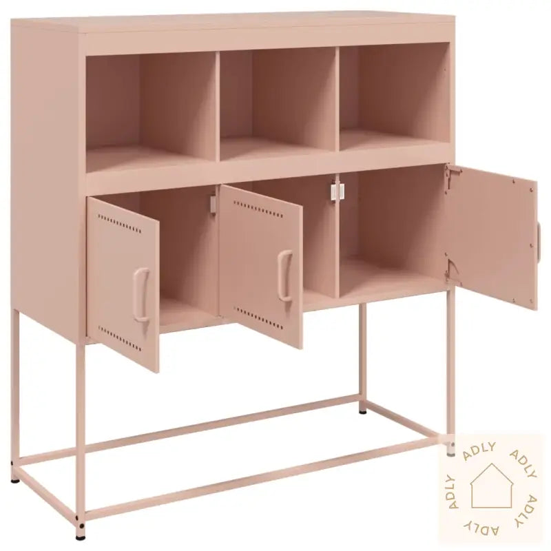 Skjenk Rosa 100,5X39X107 Cm Stål