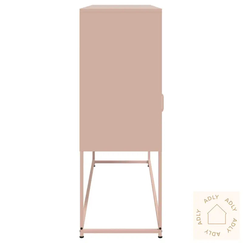 Skjenk Rosa 100,5X39X107 Cm Stål