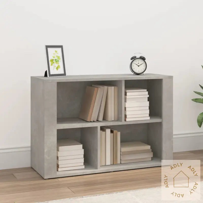 Skjenk Betonggrå 80X30X54 Cm Konstruert Tre