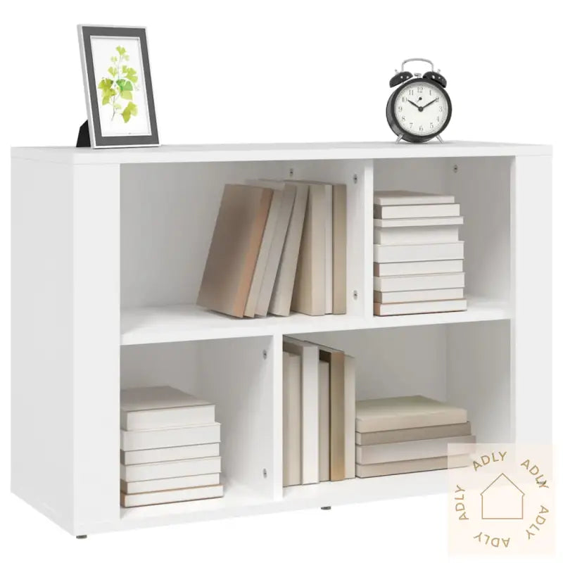 Skjenk Hvit 80X30X54 Cm Konstruert Tre
