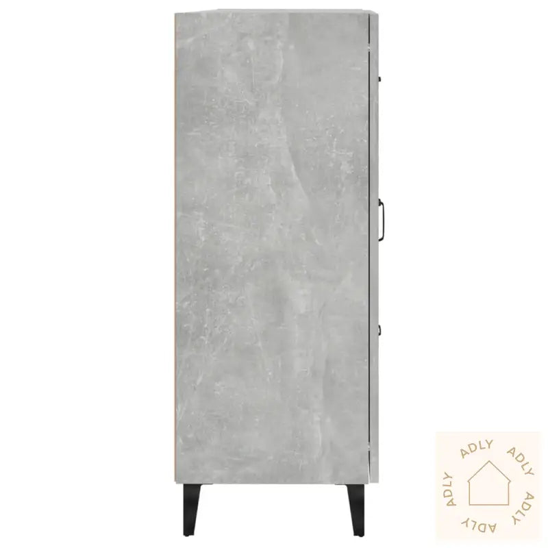 Skjenk Betonggrå 69,5X34X90 Cm Konstruert Tre