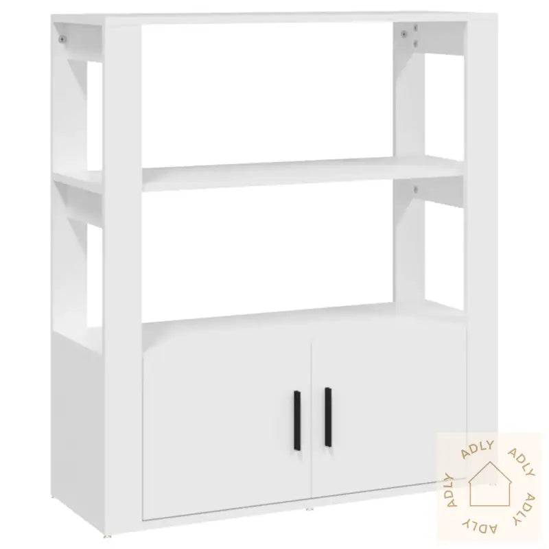 Skjenk Hvit 80X30X90 Cm Konstruert Tre