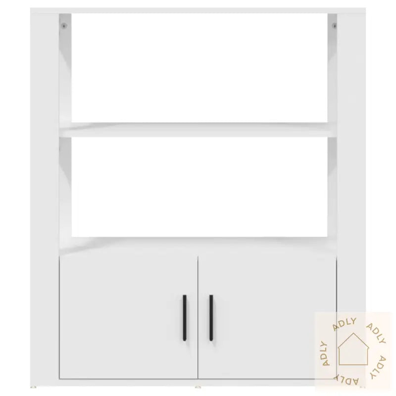 Skjenk Hvit 80X30X90 Cm Konstruert Tre