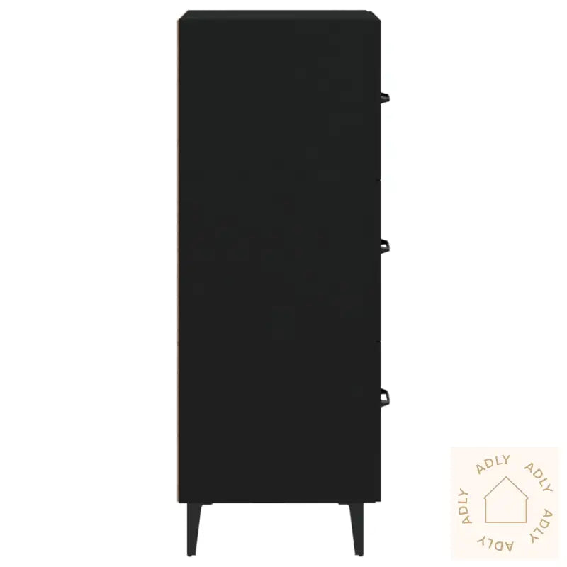 Skjenk Svart 34,5X34X90 Cm Konstruert Tre