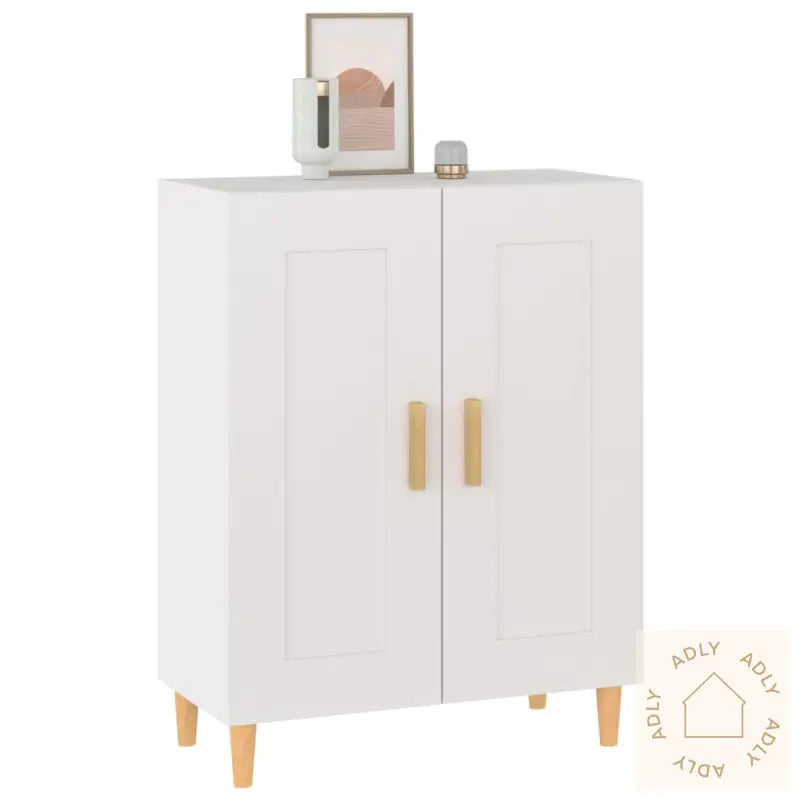 Skjenk Hvit 69,5X34X90 Cm Konstruert Tre