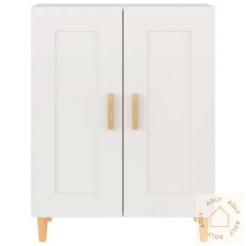 Skjenk Hvit 69,5X34X90 Cm Konstruert Tre