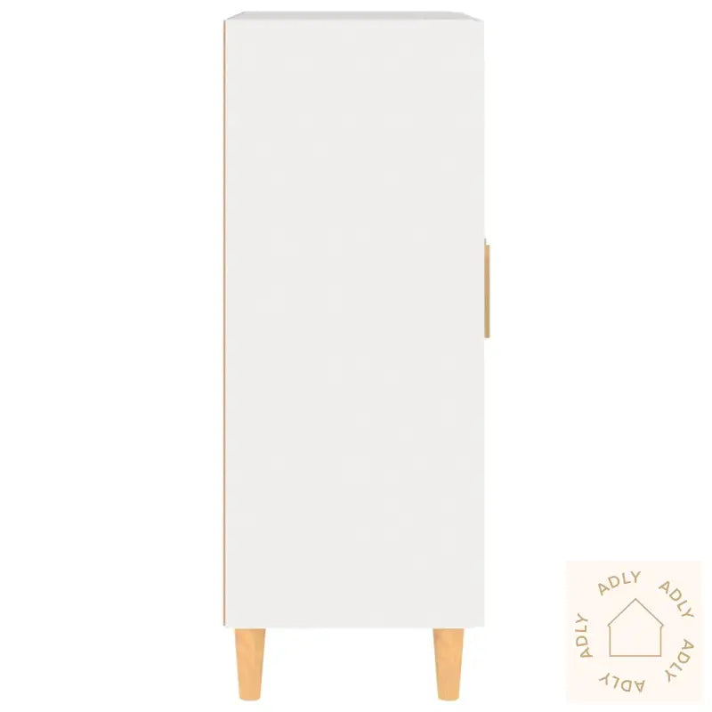 Skjenk Hvit 69,5X34X90 Cm Konstruert Tre
