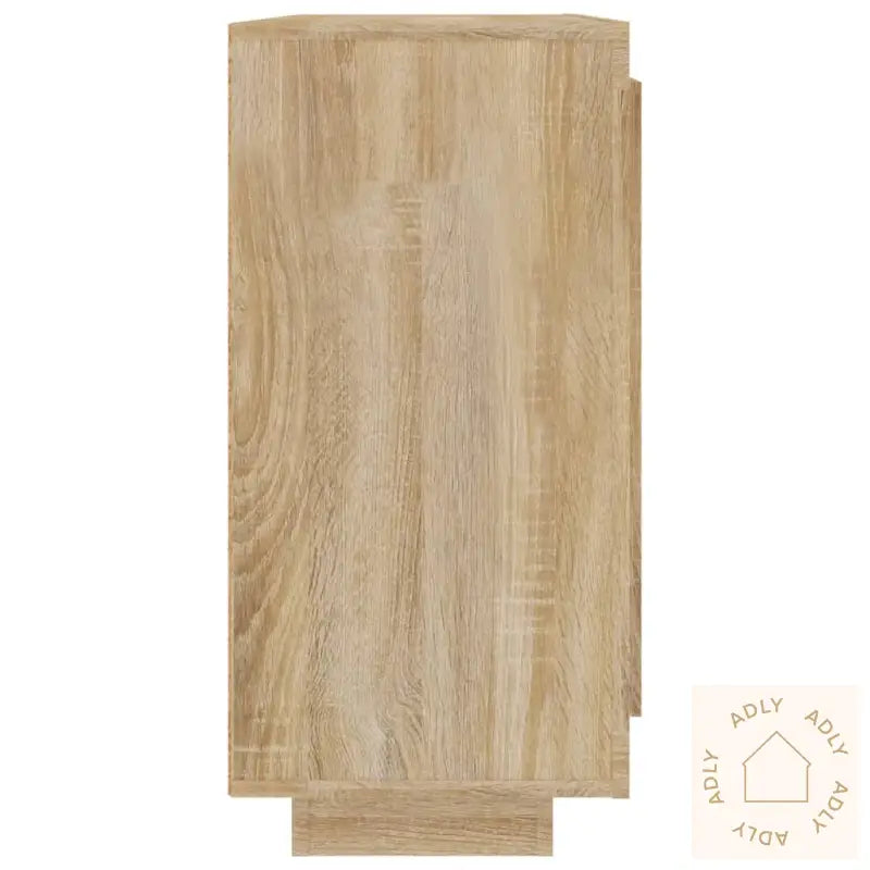 Skjenk Sonoma Eik 92X35X75 Cm Konstruert Tre