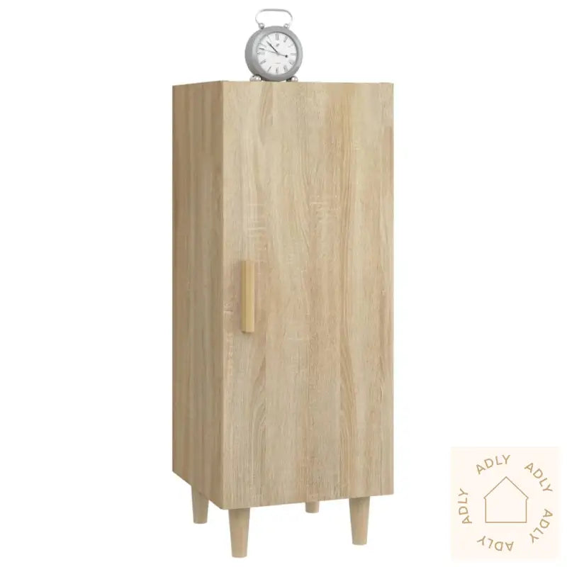 Skjenk Sonoma Eik 34,5X34X90 Cm Konstruert Tre