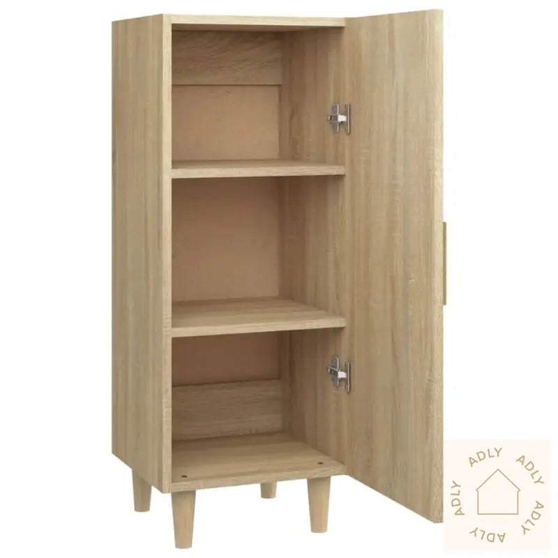 Skjenk Sonoma Eik 34,5X34X90 Cm Konstruert Tre