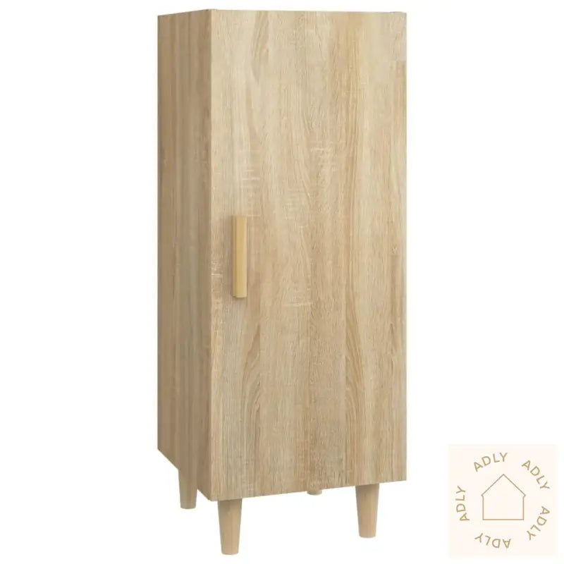 Skjenk Sonoma Eik 34,5X34X90 Cm Konstruert Tre