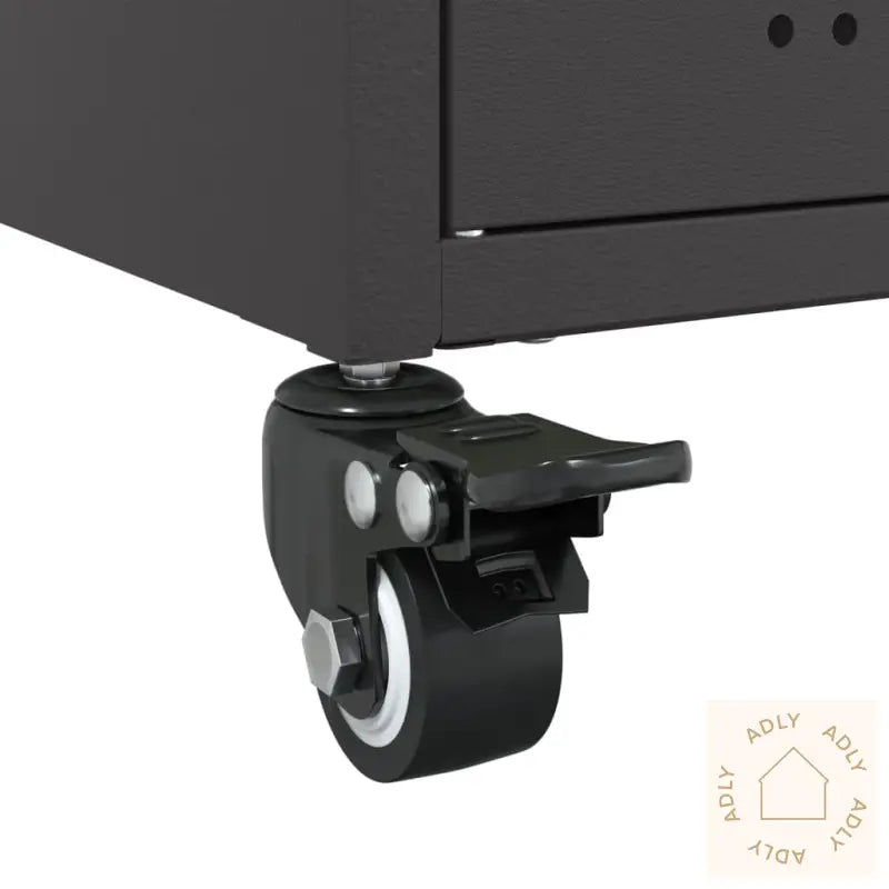 Skjenk Svart 100,5X39X72 Cm Stål