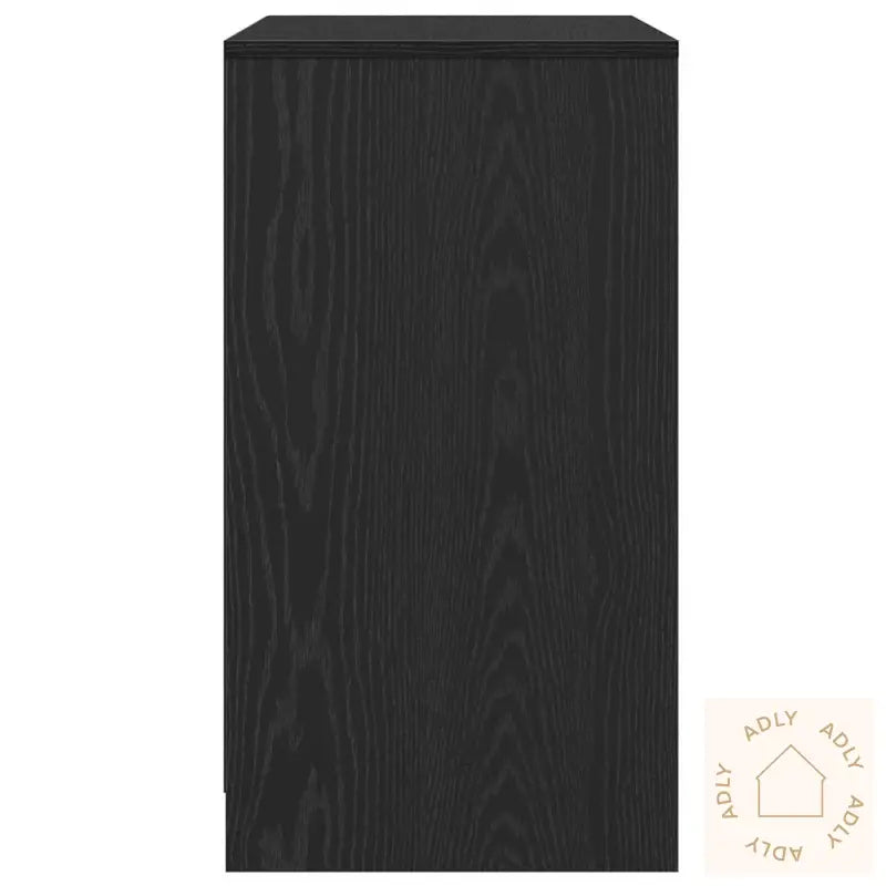 Skjenk Svart Eik 70X41X75 Cm Konstruert Tre