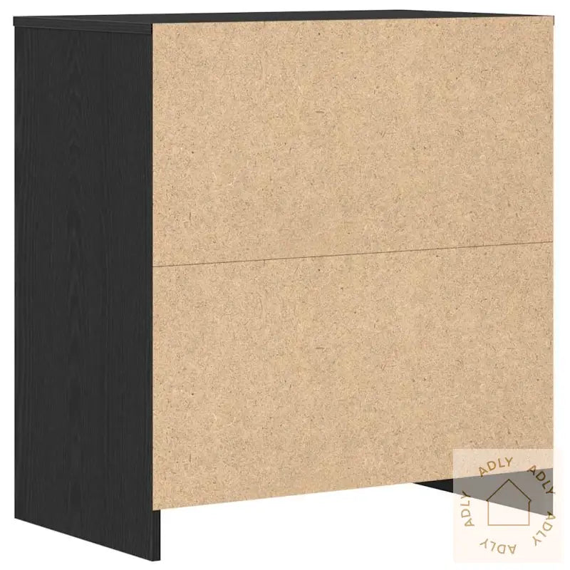 Skjenk Svart Eik 70X41X75 Cm Konstruert Tre