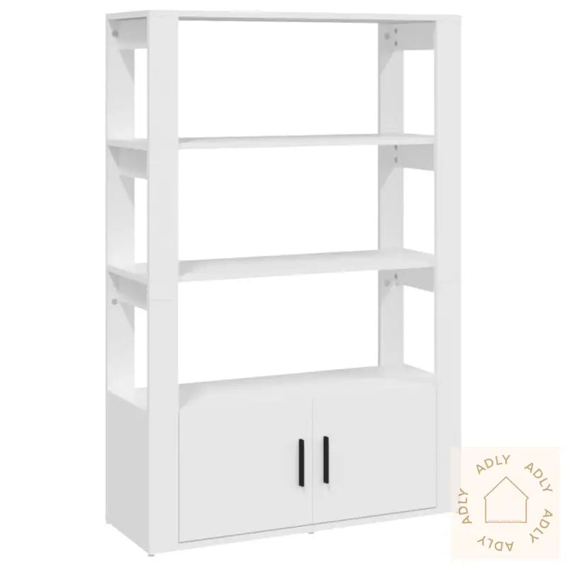 Skjenk Hvit 80X30X119,5 Cm Konstruert Tre