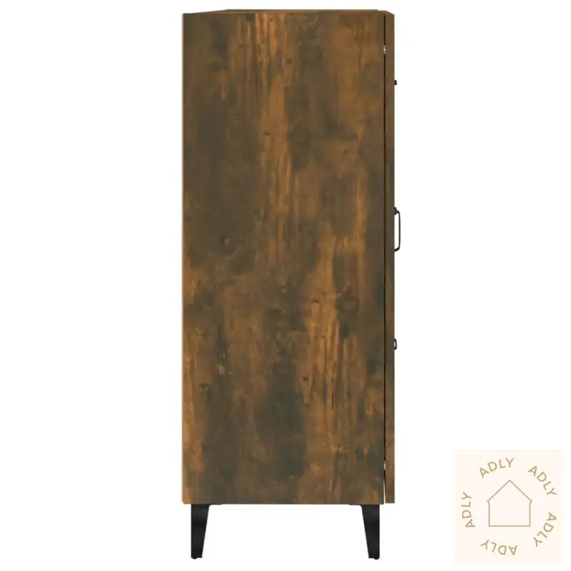 Skjenk Røkt Eik 69,5X34X90 Cm Konstruert Tre