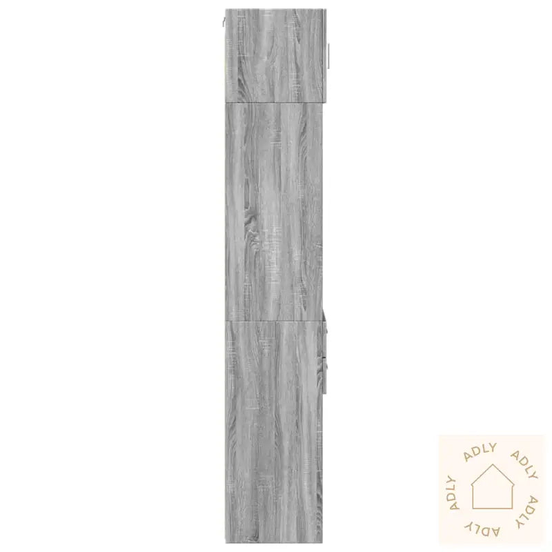 Smalt Oppbevaringsskap Grå Sonoma 45X42,5X225 Cm Konstruert Tre