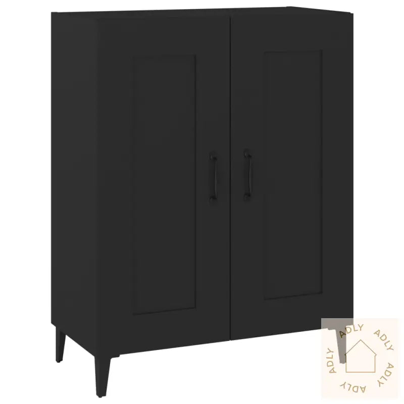 Skjenk Svart 69,5X34X90 Cm Konstruert Tre