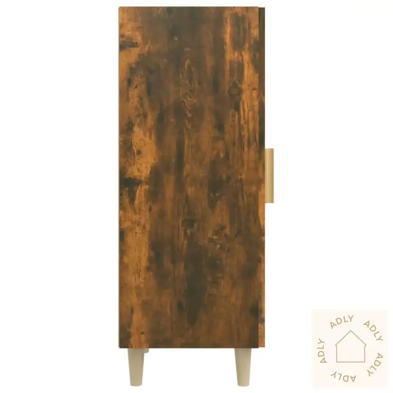 Skjenk Røkt Eik 34,5X34X90 Cm Konstruert Tre