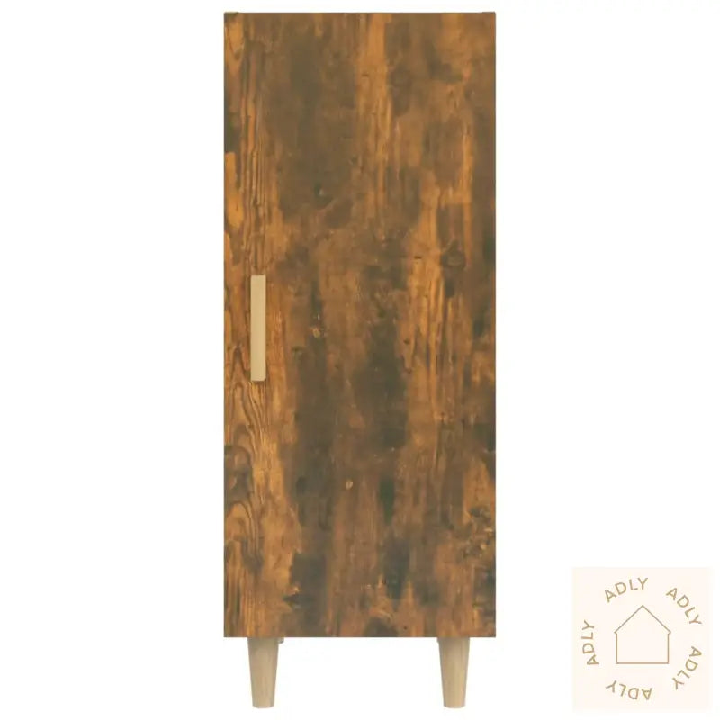 Skjenk Røkt Eik 34,5X34X90 Cm Konstruert Tre