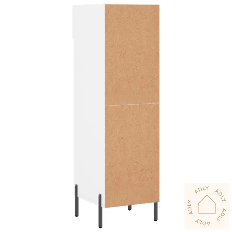 Skohylle Hvit 30X35X105 Cm Konstruert Tre