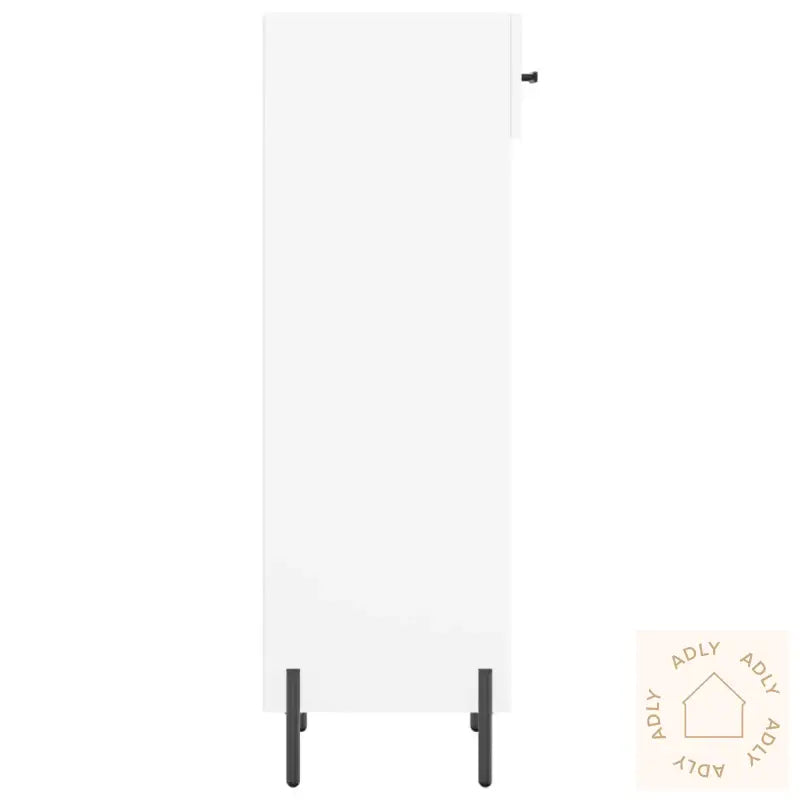 Skohylle Hvit 30X35X105 Cm Konstruert Tre
