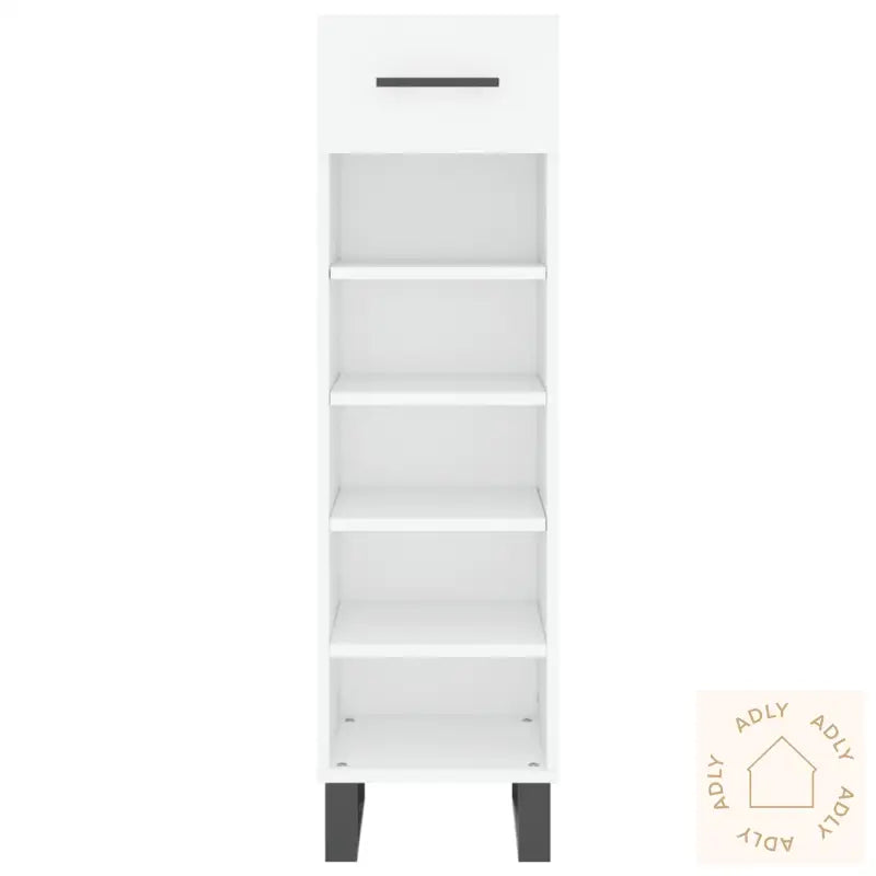 Skohylle Hvit 30X35X105 Cm Konstruert Tre
