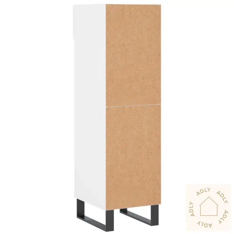 Skohylle Hvit 30X35X105 Cm Konstruert Tre