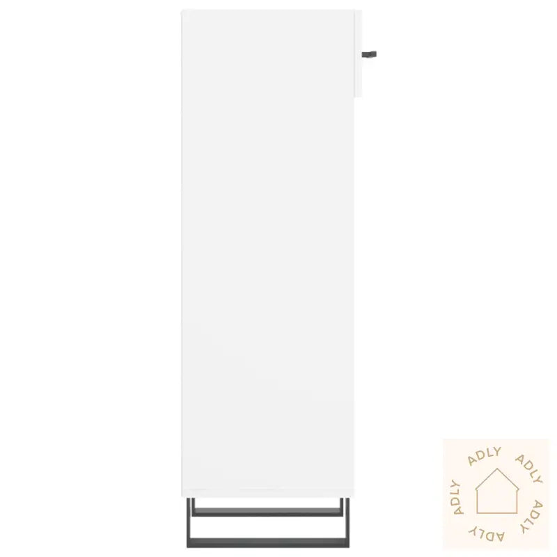 Skohylle Hvit 30X35X105 Cm Konstruert Tre